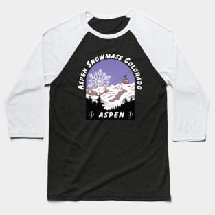 Aspen  Snowmass, USA. Gift Ideas For The Ski Enthusiast. Baseball T-Shirt